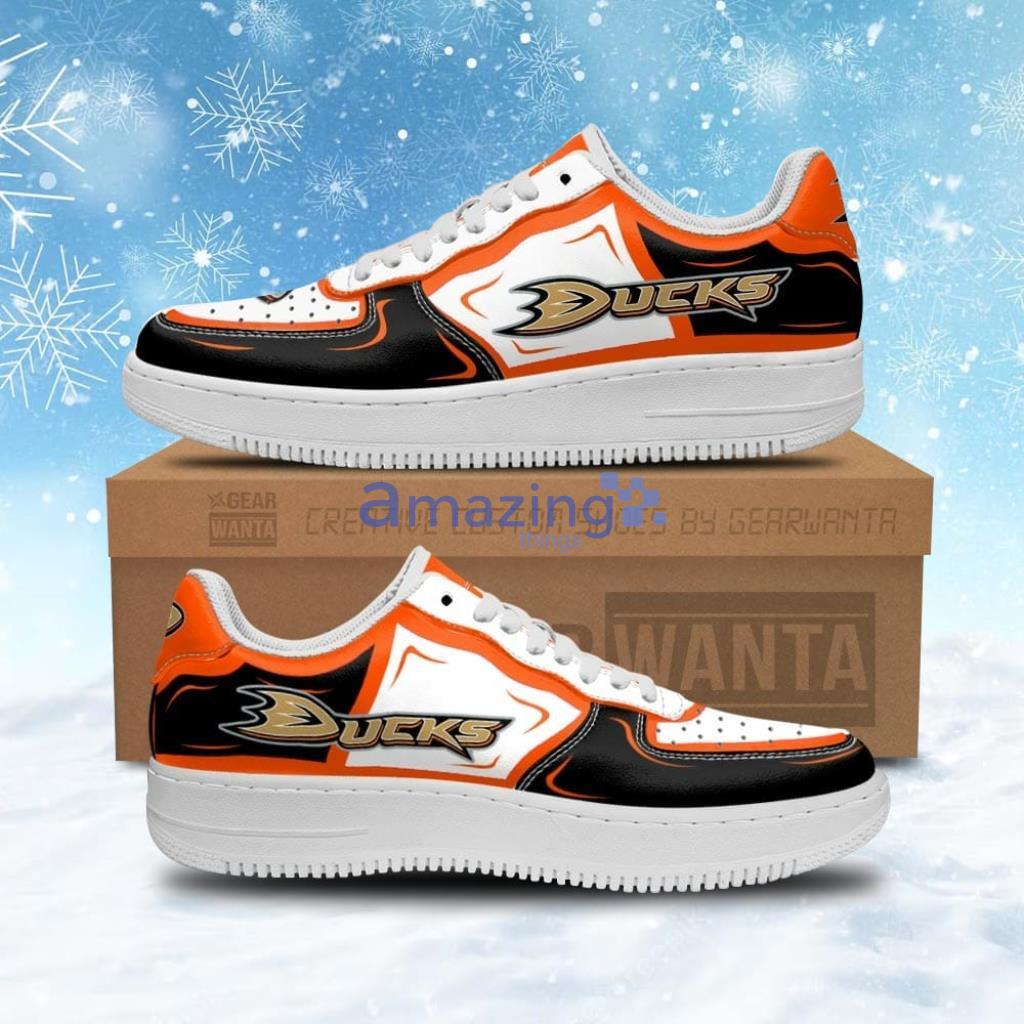 Anaheim Ducks Air Sneakers NAF Shoes Gift For Fans Product Photo 1