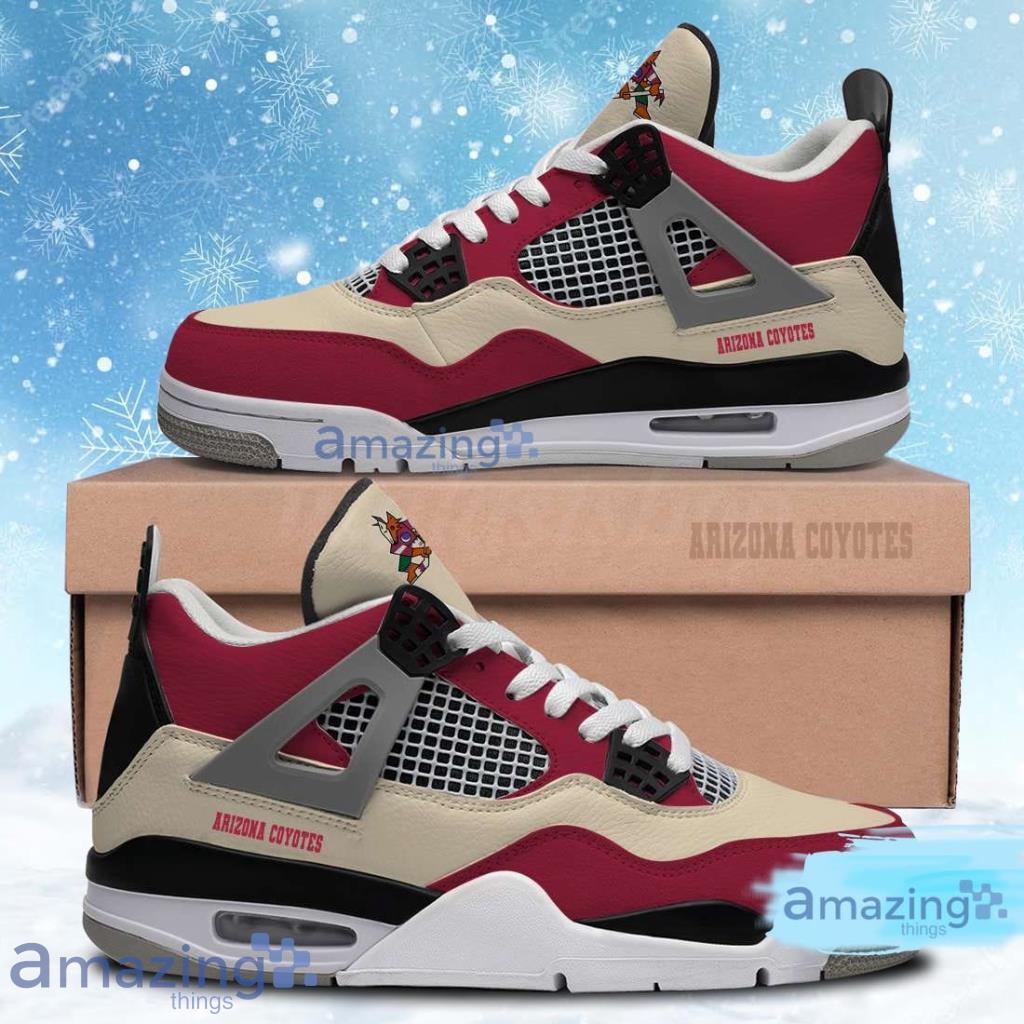 Arizona Coyotes Shoes NHL Air Jordan 4 Shoes Gifts For Men And Women Product Photo 1