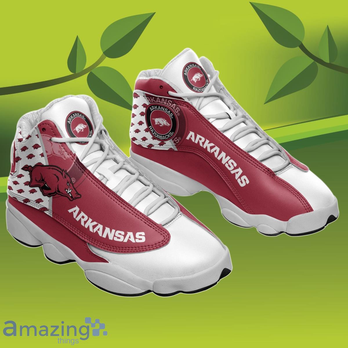 Arkansas Razorbacks Air Jordan 13 Sneakers Impressive Gift For Friends Product Photo 2