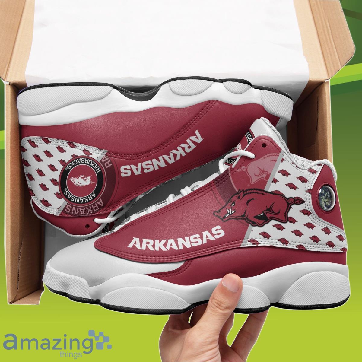 Arkansas Razorbacks Air Jordan 13 Sneakers Impressive Gift For Friends Product Photo 1