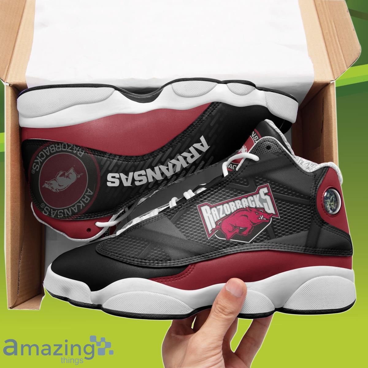 Arkansas Razorbacks Air Jordan 13 Sneakers Special Gift For Men And Women Product Photo 1