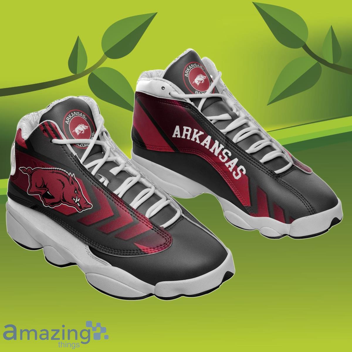 Arkansas Razorbacks Air Jordan 13 Sneakers Style Gift For Men And Women Product Photo 1