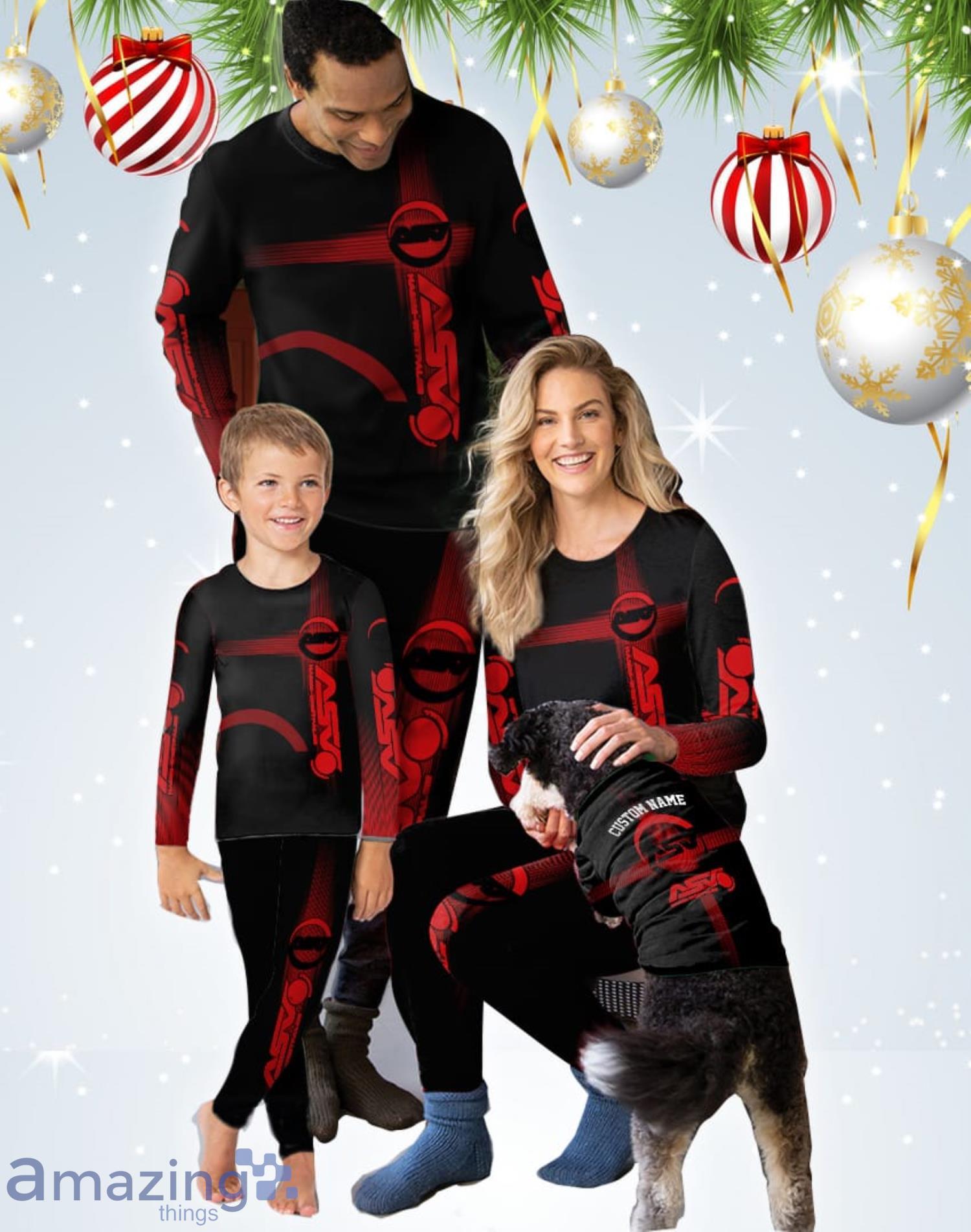 ASV Hamm Westfalen Custom Name Pajamas Set Best Gift For Family image ASV Hamm-Westfalen Custom Name Pajamas Set Best Gift For Family Product Photo 2