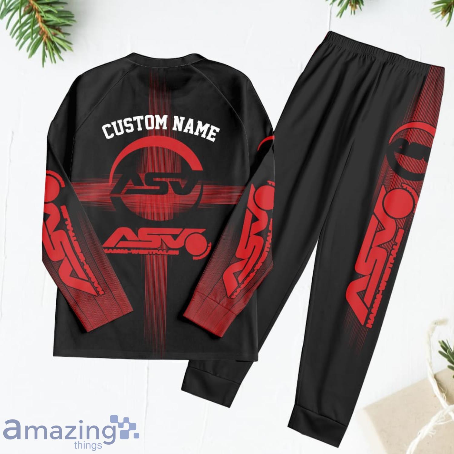 ASV Hamm Westfalen Custom Name Pajamas Set Best Gift For Family image ASV Hamm-Westfalen Custom Name Pajamas Set Best Gift For Family Product Photo 3