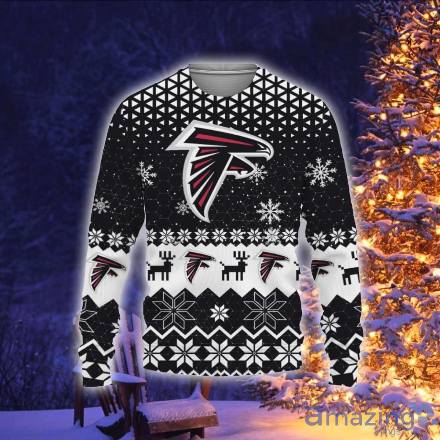 Atlanta Falcons Sports Football American Vintage Christmas Pattern Ugly  Christmas Sweater
