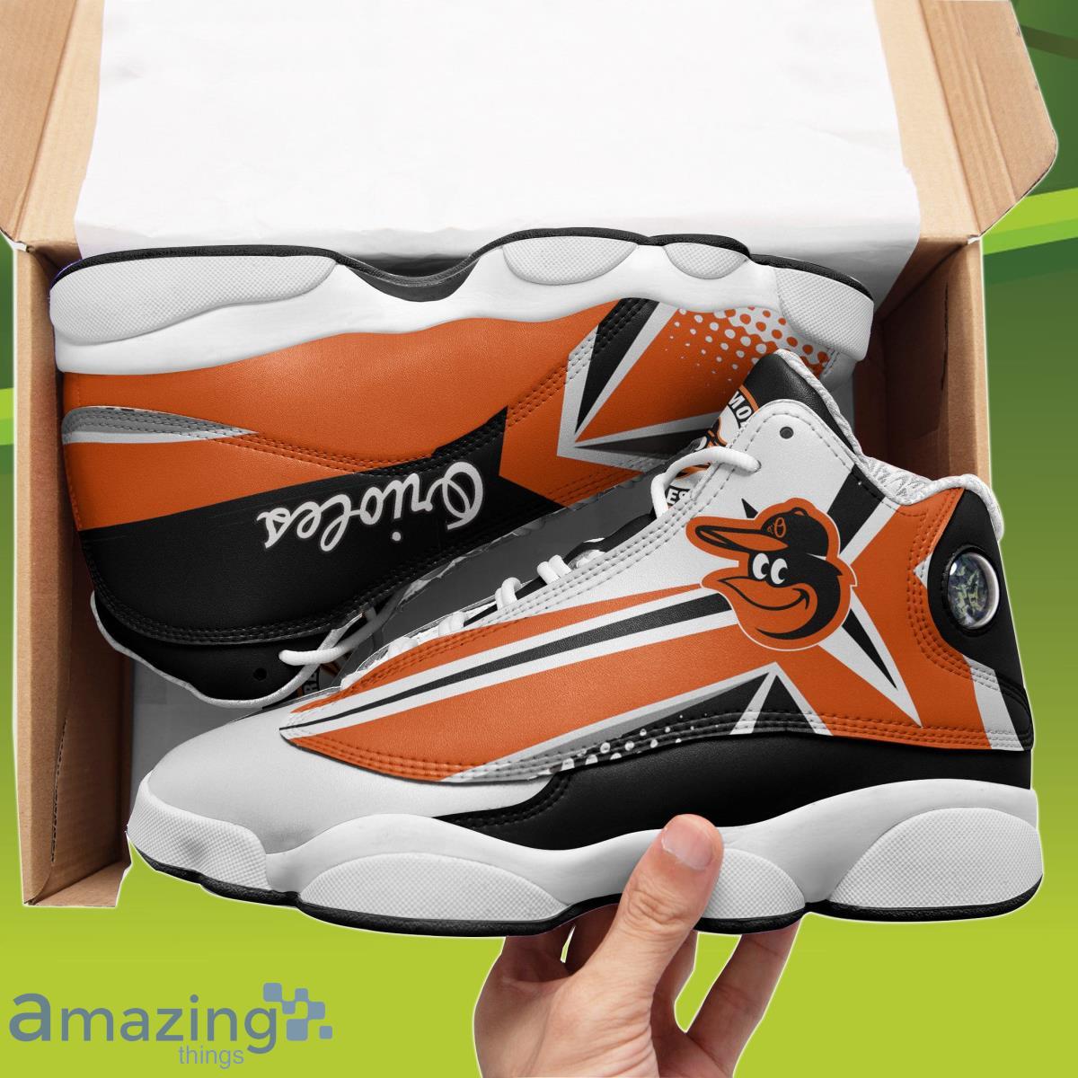 Baltimore Orioles Air Jordan 13 Sneakers Best Gift For Men And Women Product Photo 1