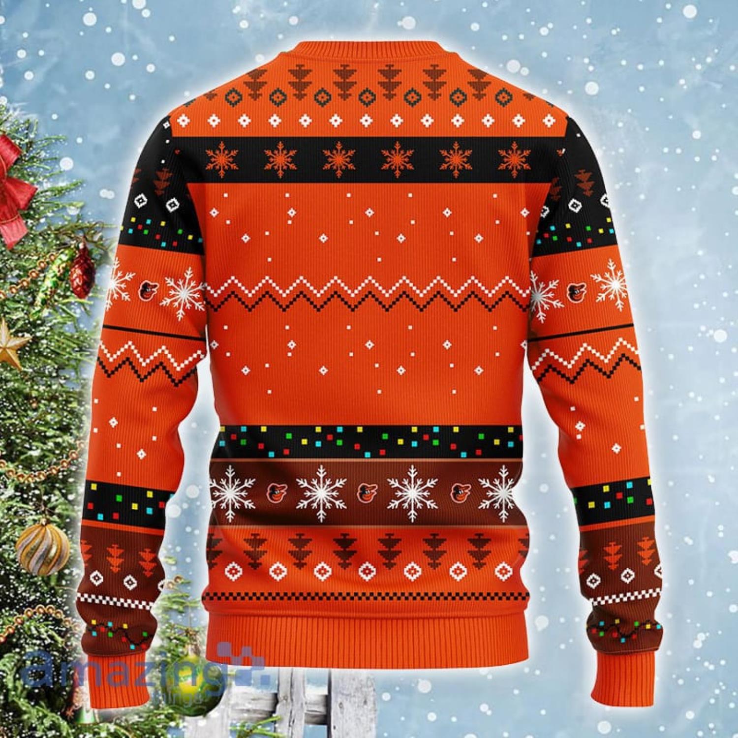 Baltimore Orioles MLB Team Dabbing Santa Claus Funny Christmas Gift Ugly Christmas Sweater image Baltimore Orioles MLB Team Dabbing Santa Claus Funny Christmas Gift Ugly Christmas Sweater Product Photo 2