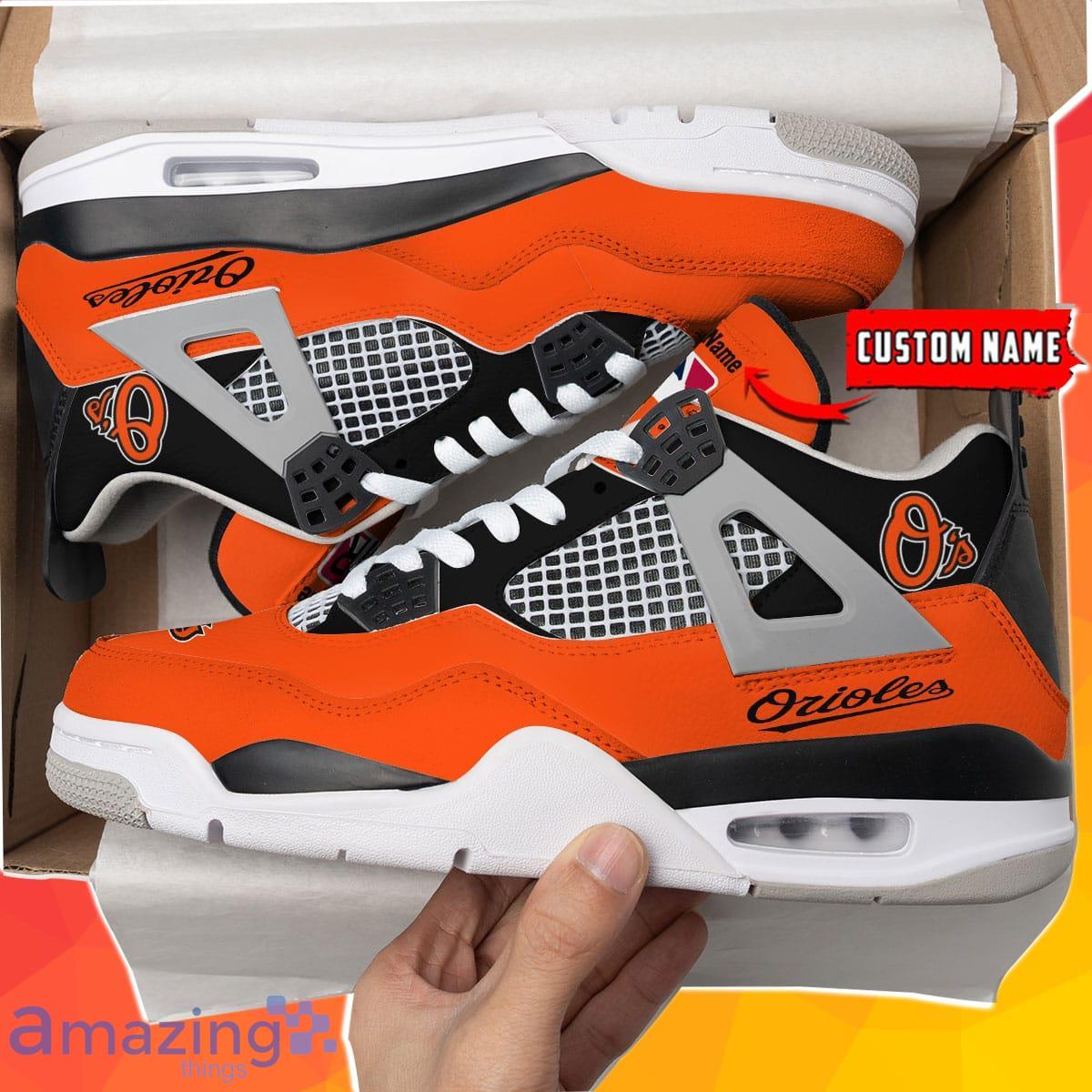 Baltimore Orioles Personalized Air Jordan 4 Sneakers Best Gift For Men And Women Product Photo 1