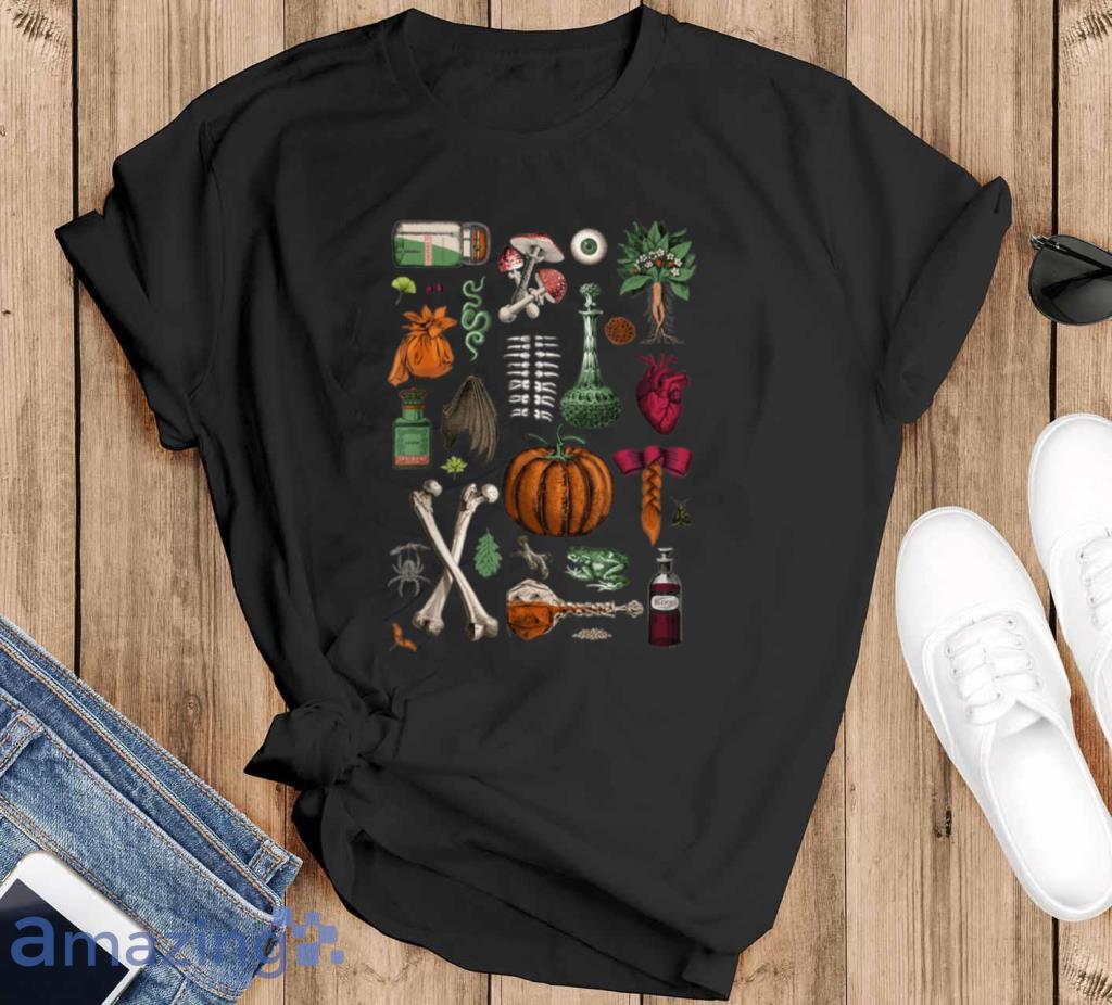 Basic Ingredients For A Witch Funny Halloween T Shirt Product Photo 1