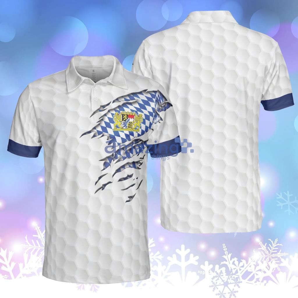 Bavaria Flag Golf Polo Shirt Product Photo 1