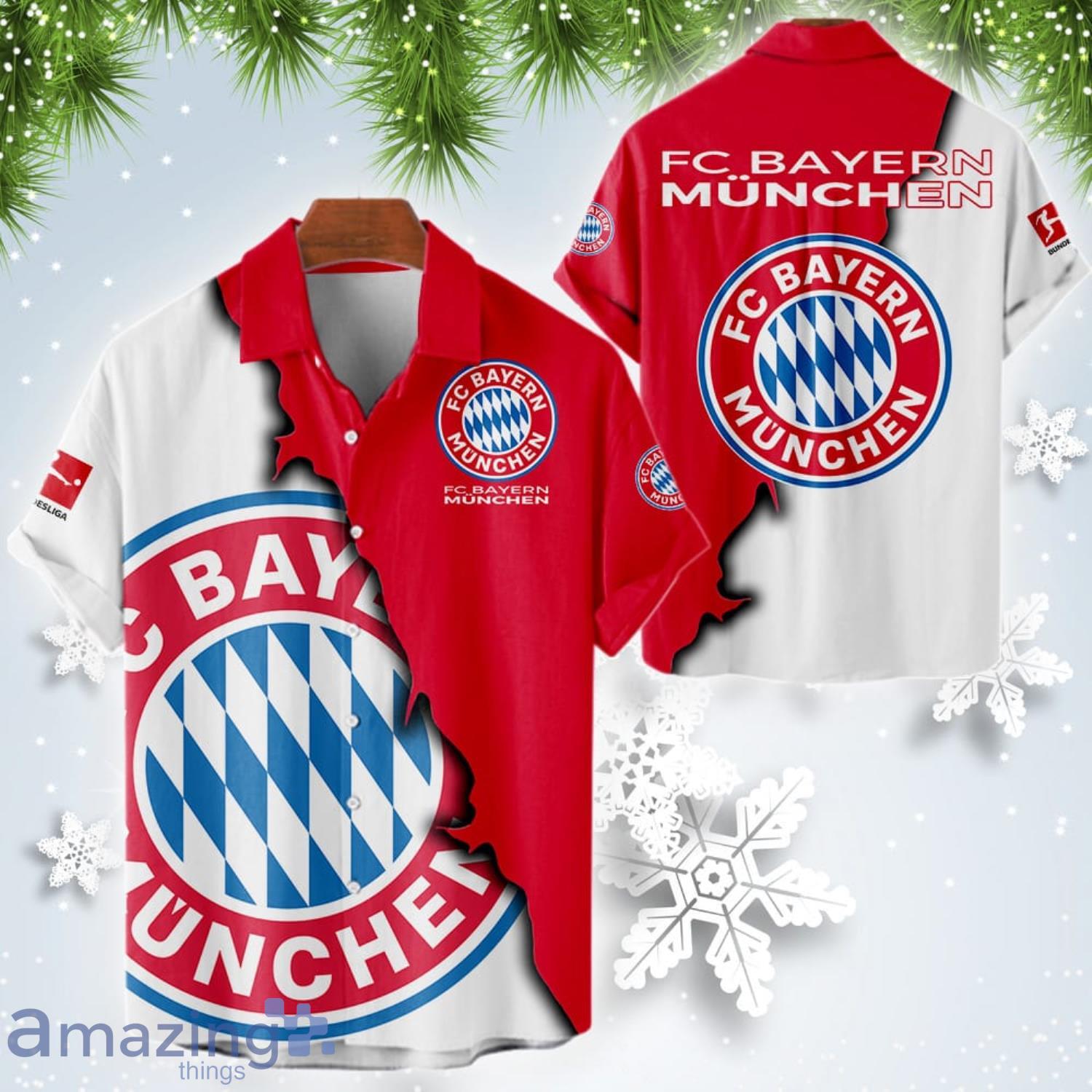 Bayern Munich Short Sleeve Hawaiian Shirt Best Gift For Fans Product Photo 1 Bayern Munich Short Sleeve Hawaiian Shirt Best Gift For Fans Product Photo 1