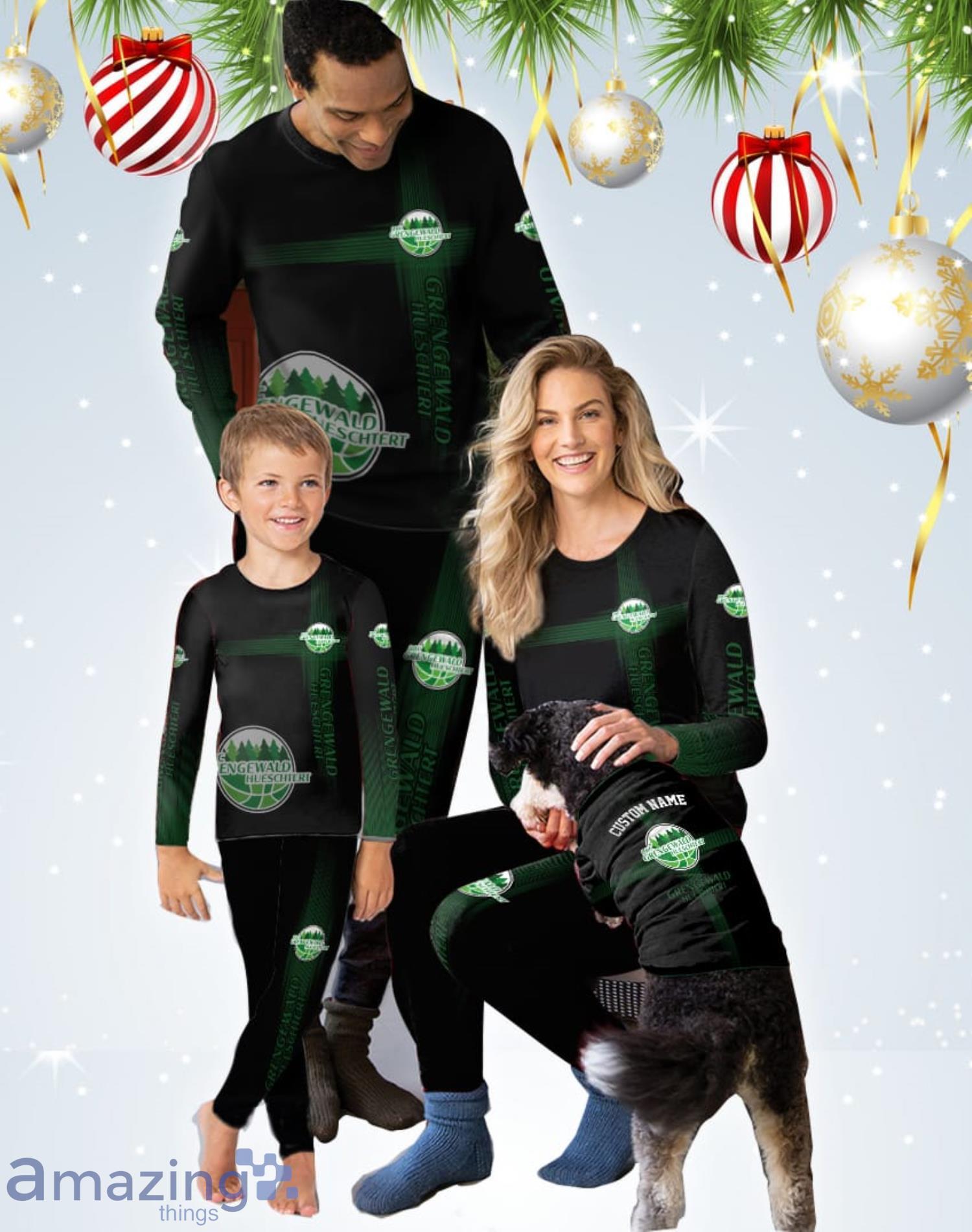 BBC Grengewald Hueschtert Custom Name Pajamas Set Best Gift For Family Product Photo 1