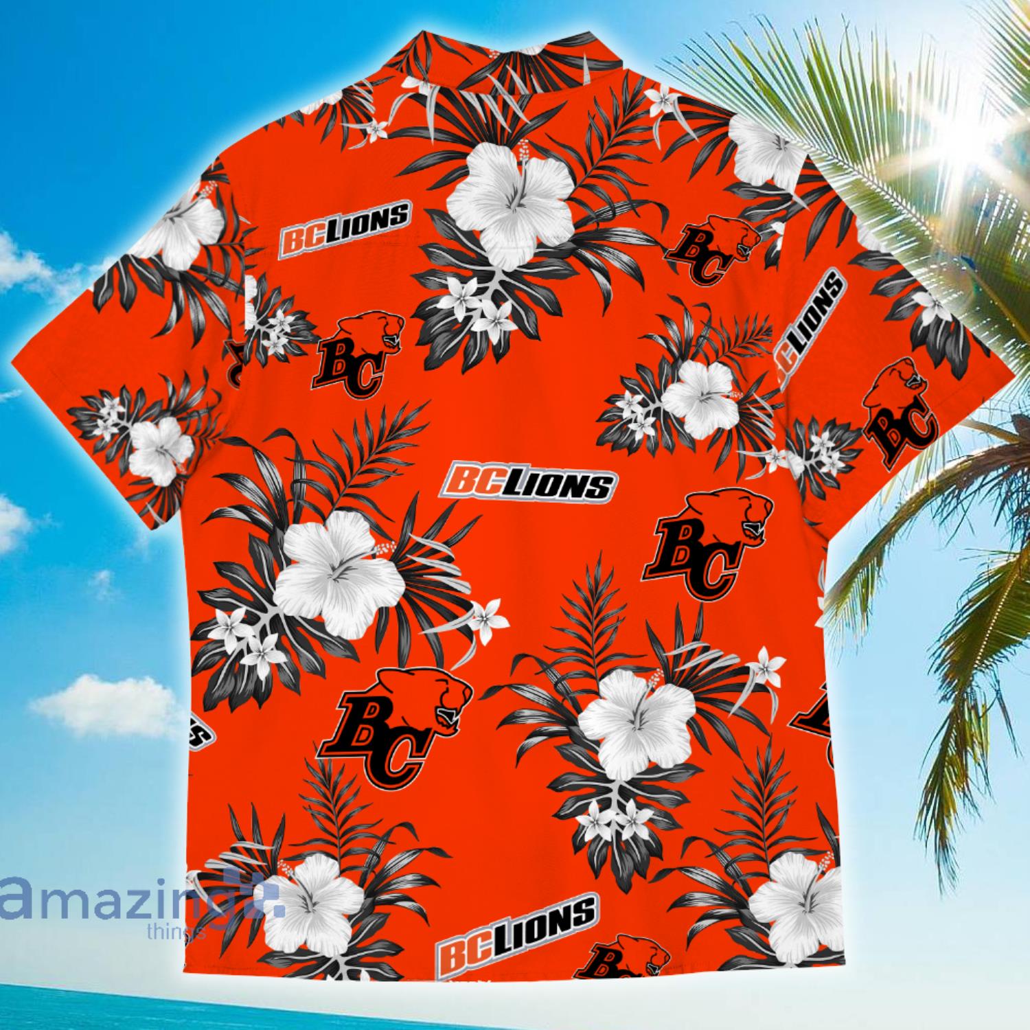 BC Lions Sport Hibiscus Lover Tropical Hawaiian Shirt For Men And Women Product Photo 1