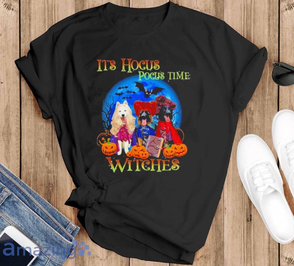 Becgie Gsd It’s Hocus Pocus Time Witches Halloween T Shirt Product Photo 1