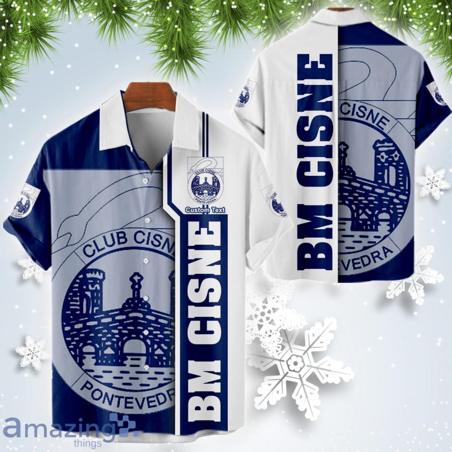 BM Cisne Short Sleeve Hawaiian Shirt Custom Name For Fans Product Photo 1