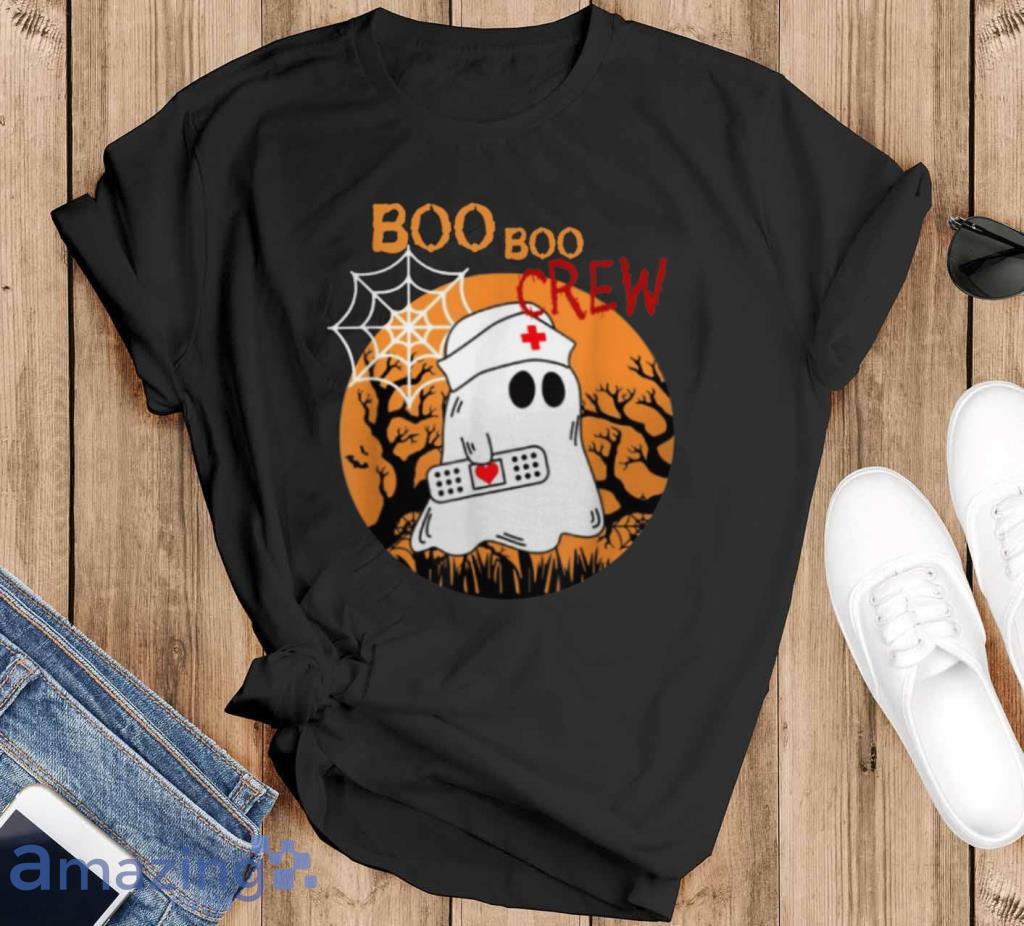 Boo Boo Crew Nurse Funny Halloween Costume Fun T Shirt Product Photo 1