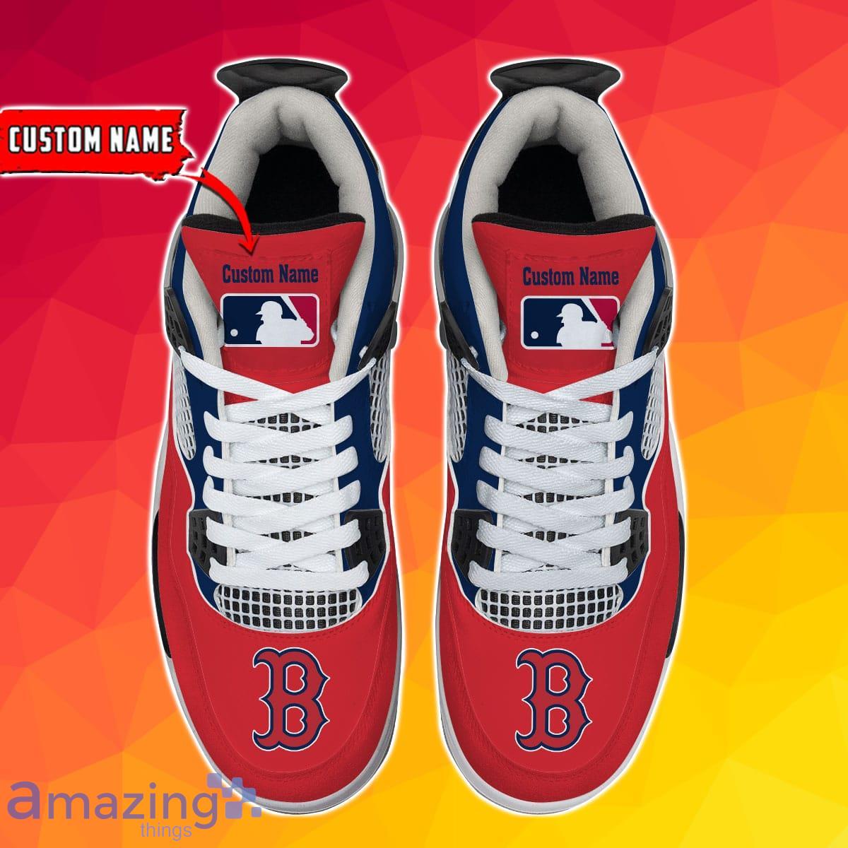 Boston Red Sox Personalized Air Jordan 4 Sneakers Best Gift For Men And Women Product Photo 2