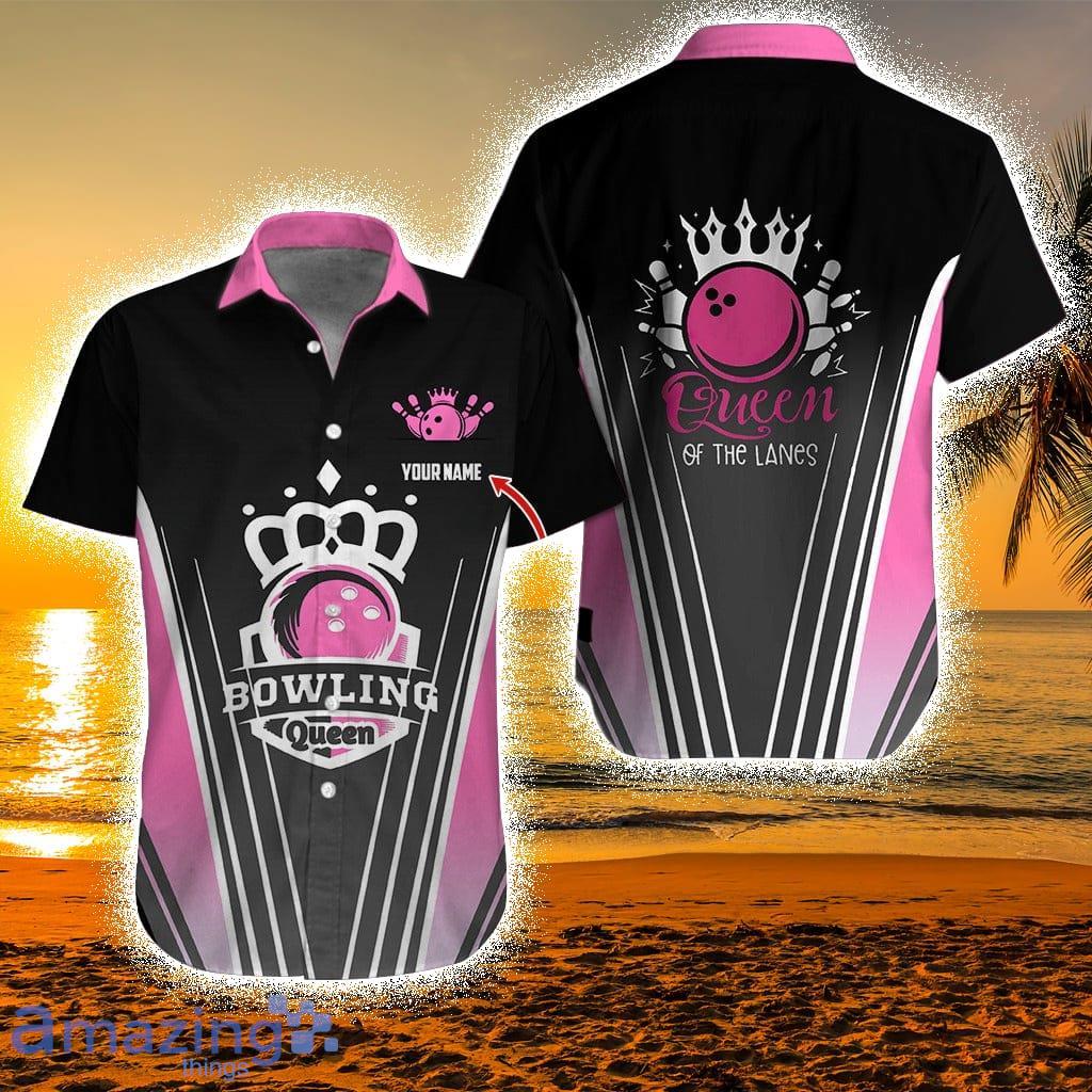 Bowling Queen Of The Lanes Personalized Name Hawaiian Shirt For Men And Women, Bowling Lover Product Photo 1