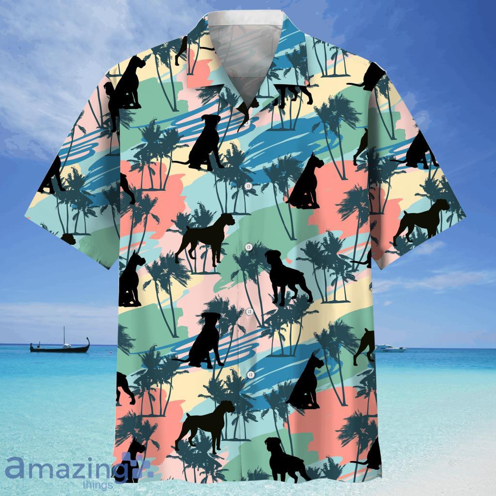 Boxer Coconut Palm Hawaiian Shirt For Men And Women Product Photo 1