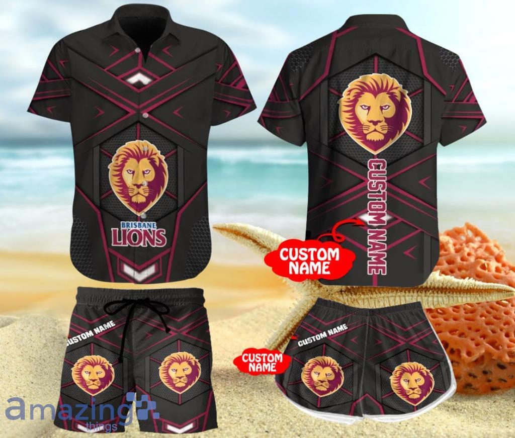 Brisbane Lions Football Club 3D Personalized Hawaii Shirt And