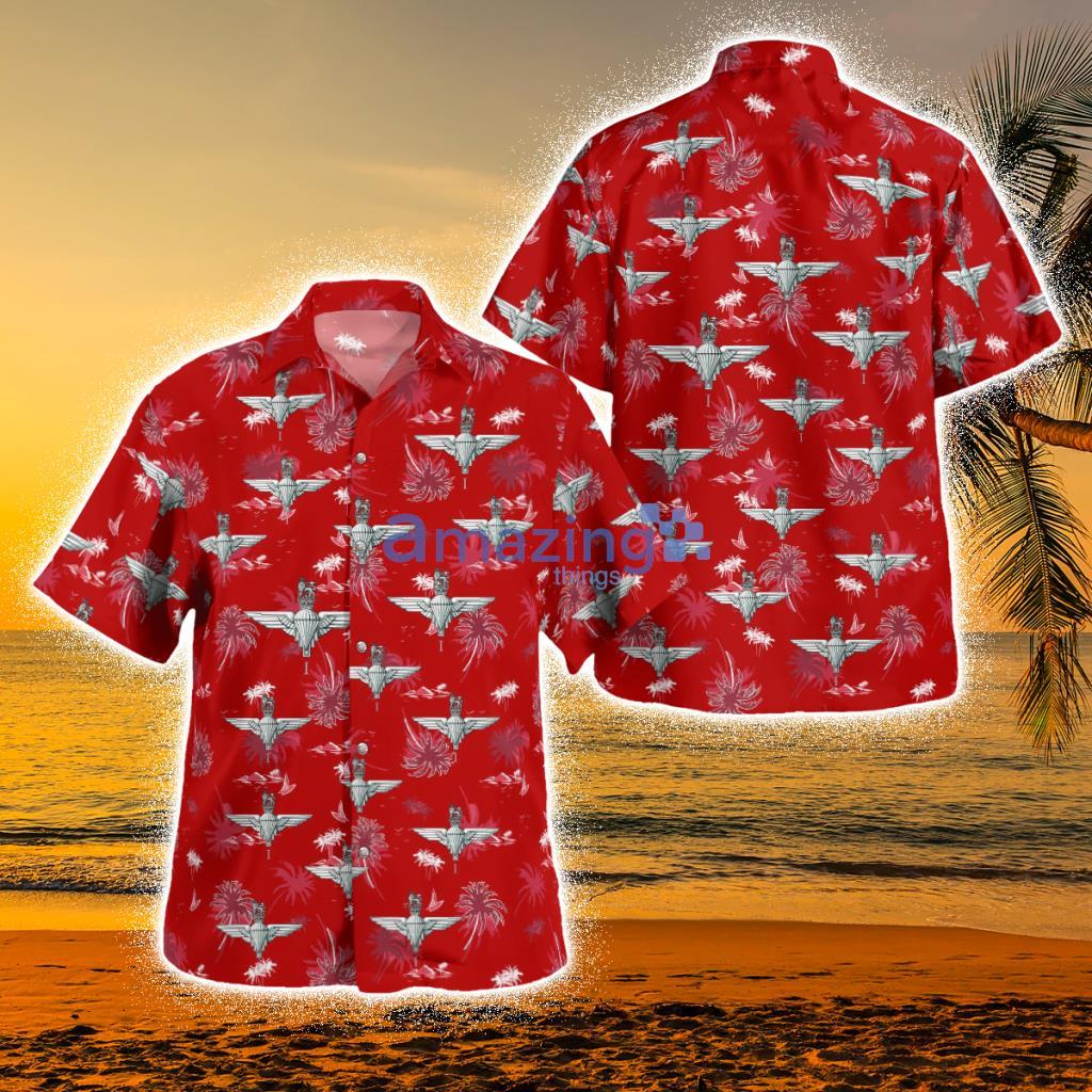 British Army, 1st Battalion, Parachute Regiment (1 Para) Tropical Hawaiian Shirt Product Photo 1
