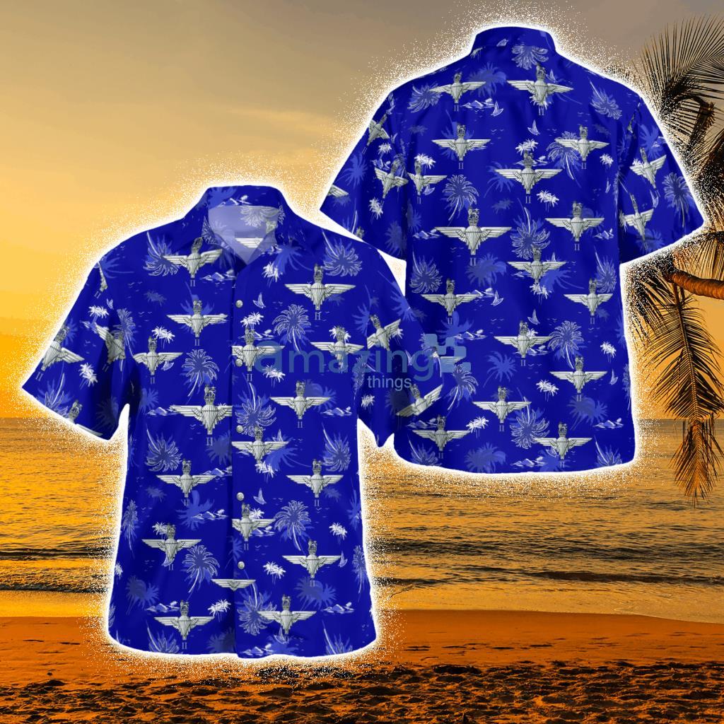 British Army, 2nd Battalion, Parachute Regiment (2 Para) Tropical Hawaiian Shirt Product Photo 1