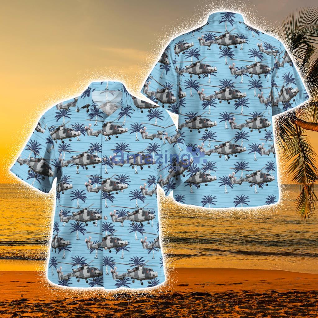 British Army Agustawestland Aw-159 Wildcat Ah1 Tropical Hawaiian Shirt Product Photo 1