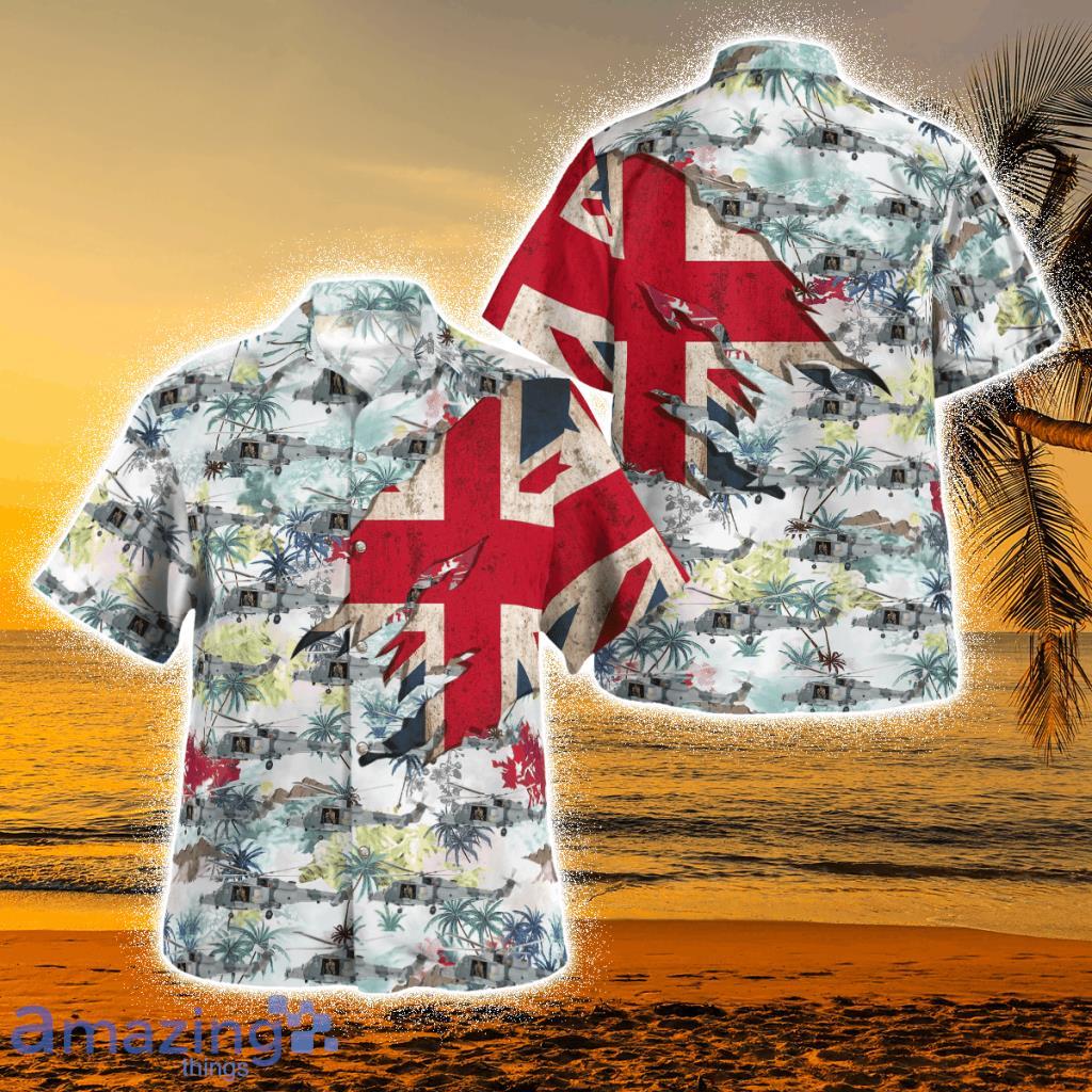 British Army Agustawestland Aw159 Wildcat Tropical Hawaiian Shirt Product Photo 1