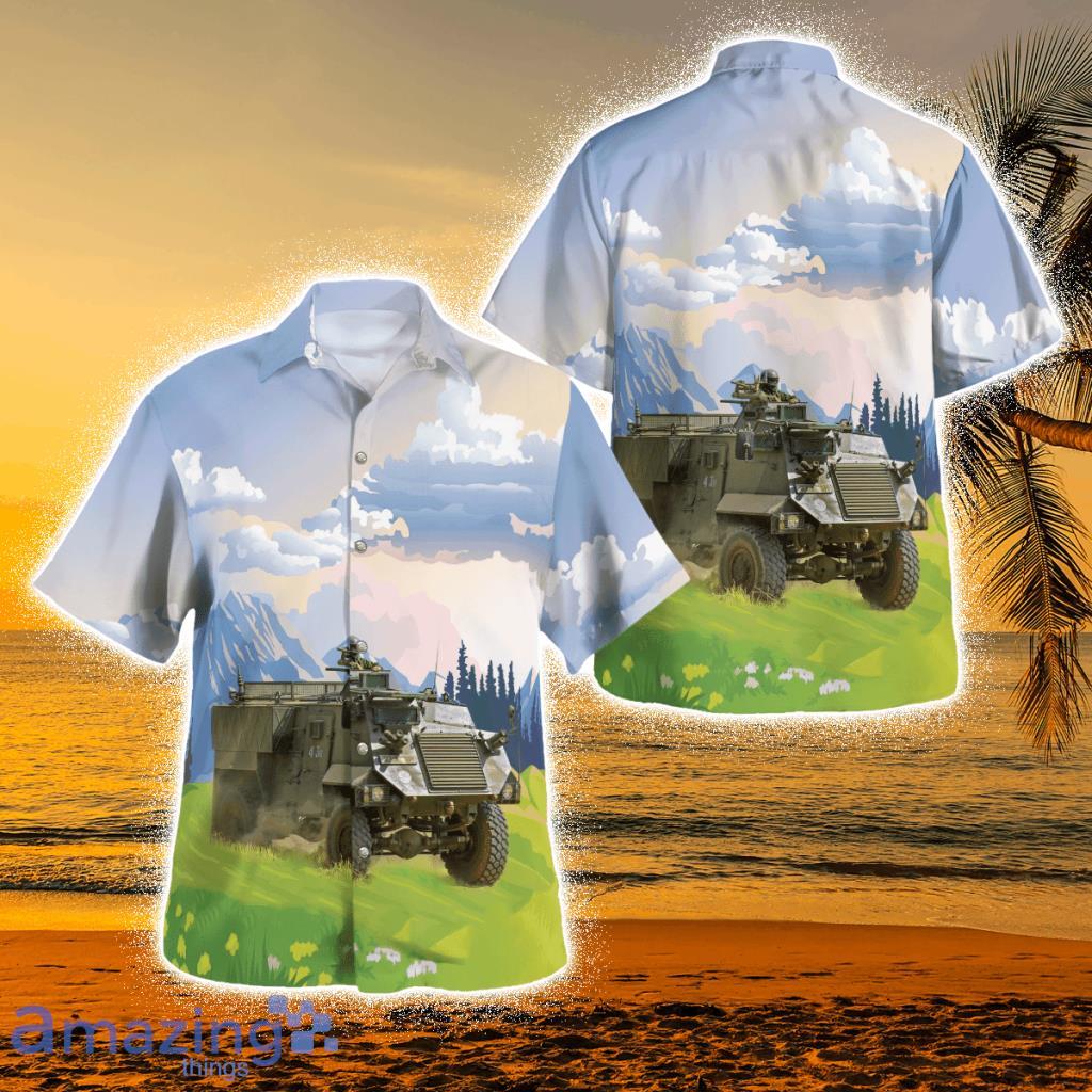 British Army At105 Saxon Tropical Hawaiian Shirt Product Photo 1