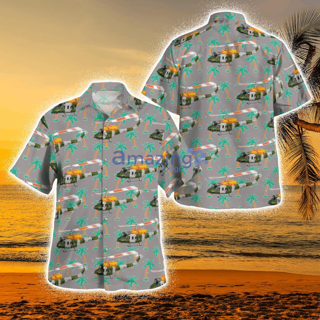 British Army Bell 212 Tropical Hawaiian Shirt Product Photo 1
