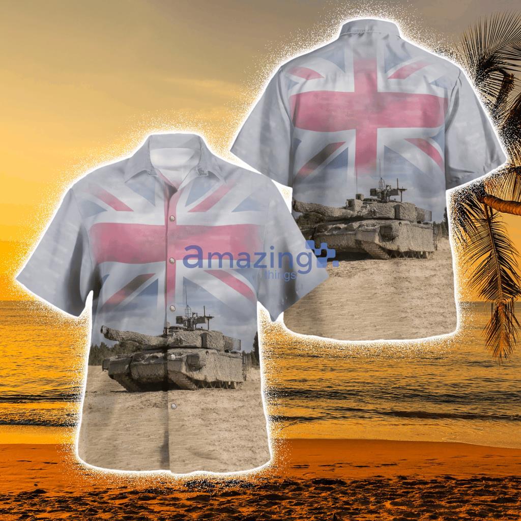 British Army Challenger 2 Megatron Mod Main Battle Tank Tropical Hawaiian Shirt Product Photo 1 British Army Challenger 2 Megatron Mod Main Battle Tank Tropical Hawaiian Shirt Product Photo 1