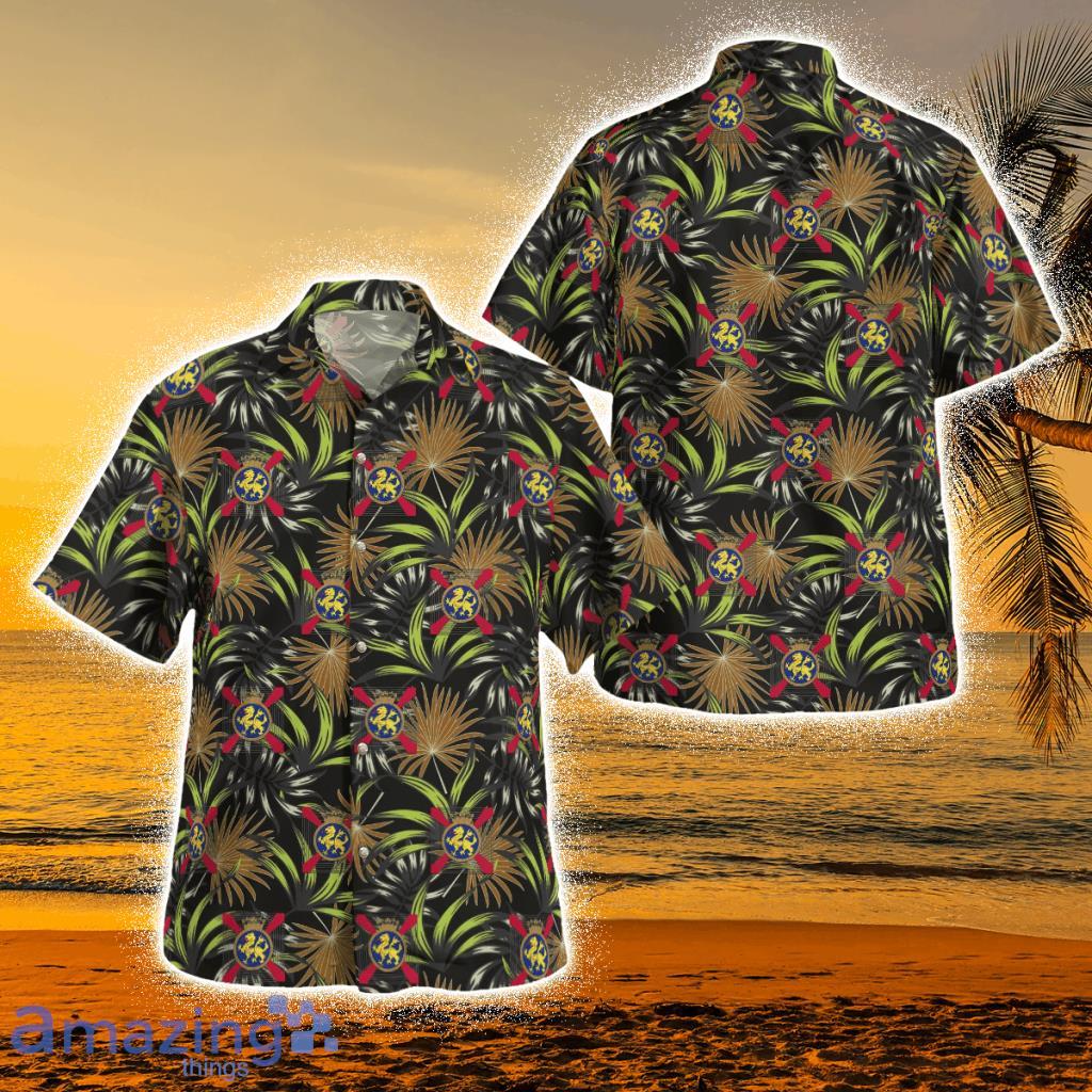 British Army, Duke Of Edinburgh's Royal Regiment Tropical Hawaiian Shirt Trhh1208bg02 Product Photo 1