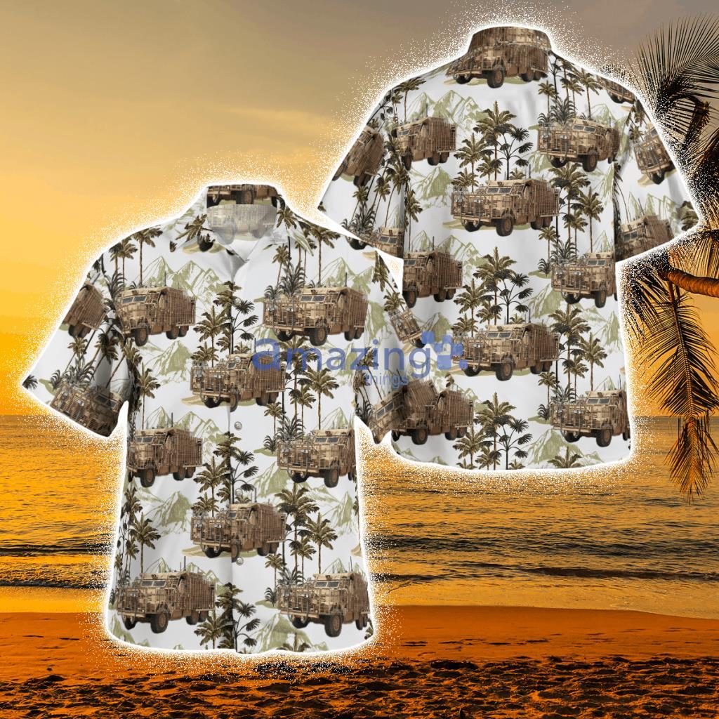 British Army Mastiff Tropical Hawaiian Shirt Product Photo 1