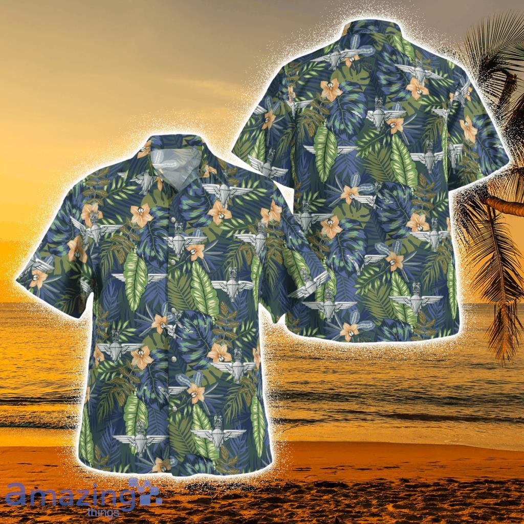 British Army, Parachute Regiment ( Paras) Tropical Hawaiian Shirt Dlhh3105pd12 Product Photo 1