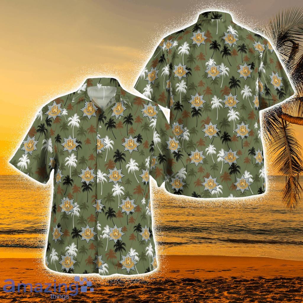 British Army, Royal Anglian Regiment (R Anglian) Tropical Hawaiian Shirt Trhh1208bg11 Product Photo 1