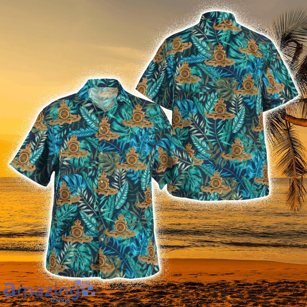 British Army Royal Artillery Tropical Hawaiian Shirt Nlsi1508bg03 Product Photo 1