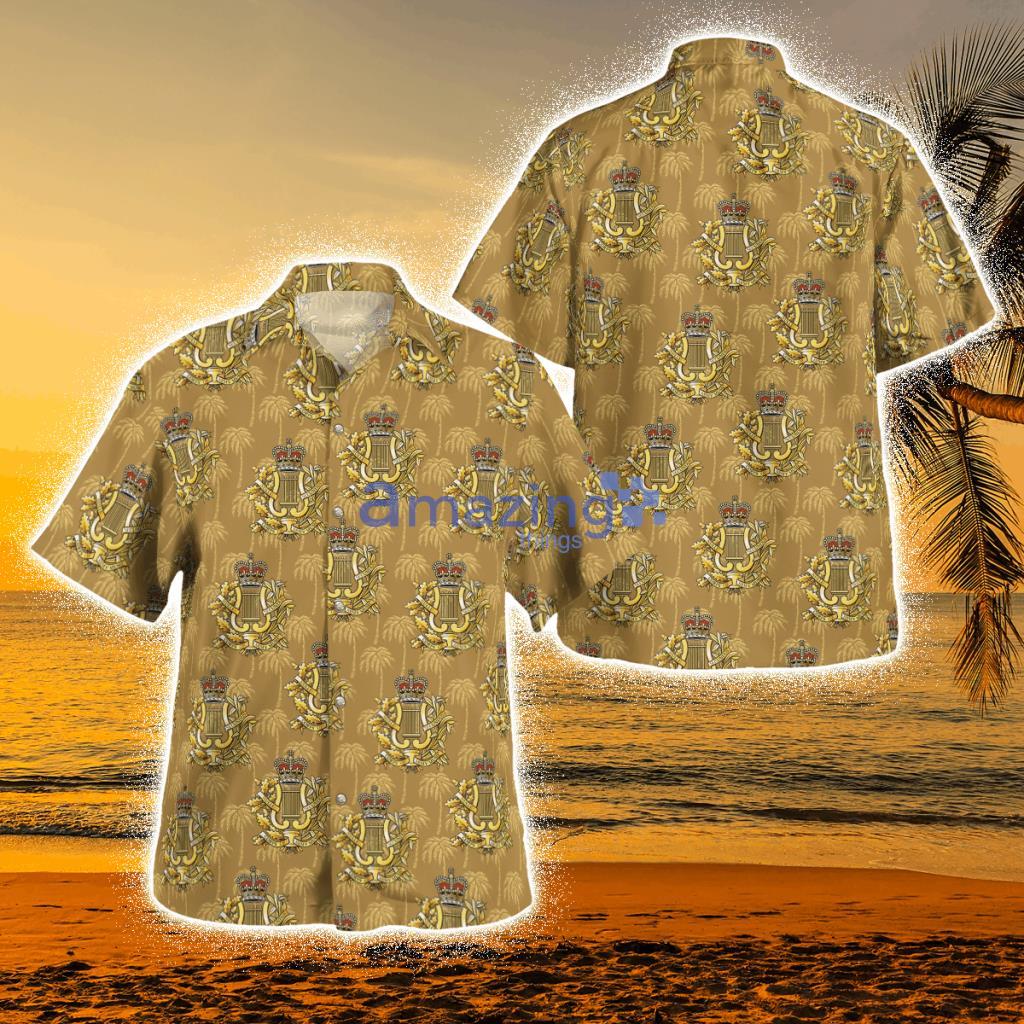 British Army, Royal Corps Of Army Music (Rcam) Tropical Hawaiian Shirt Product Photo 1