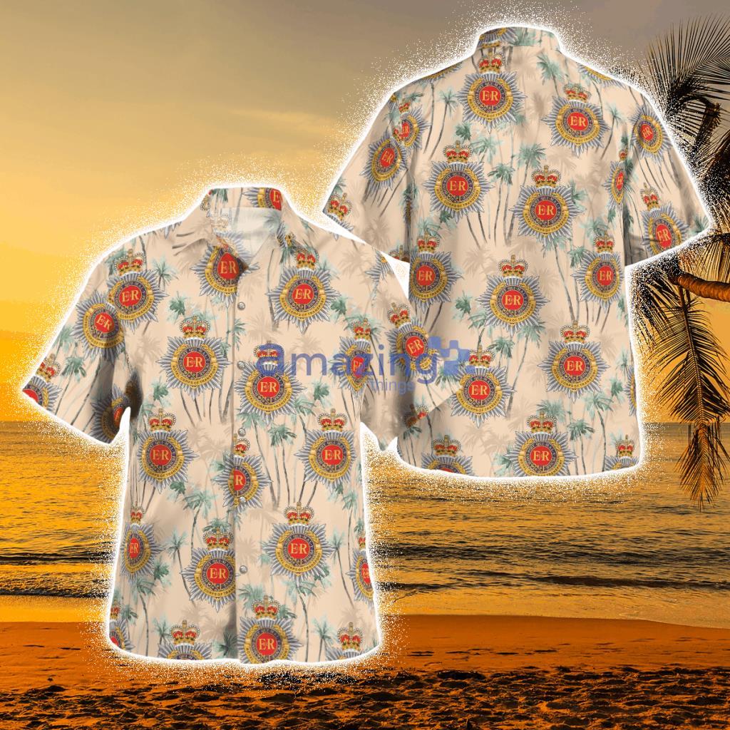 British Army, Royal Corps Of Transport (Rct) Tropical Hawaiian Shirt Product Photo 1