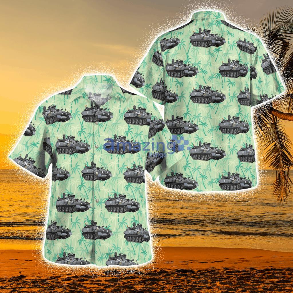 British Army Spartan Armoured Personnel Carrier Tropical Hawaiian Shirt Product Photo 1 British Army Spartan Armoured Personnel Carrier Tropical Hawaiian Shirt Product Photo 1