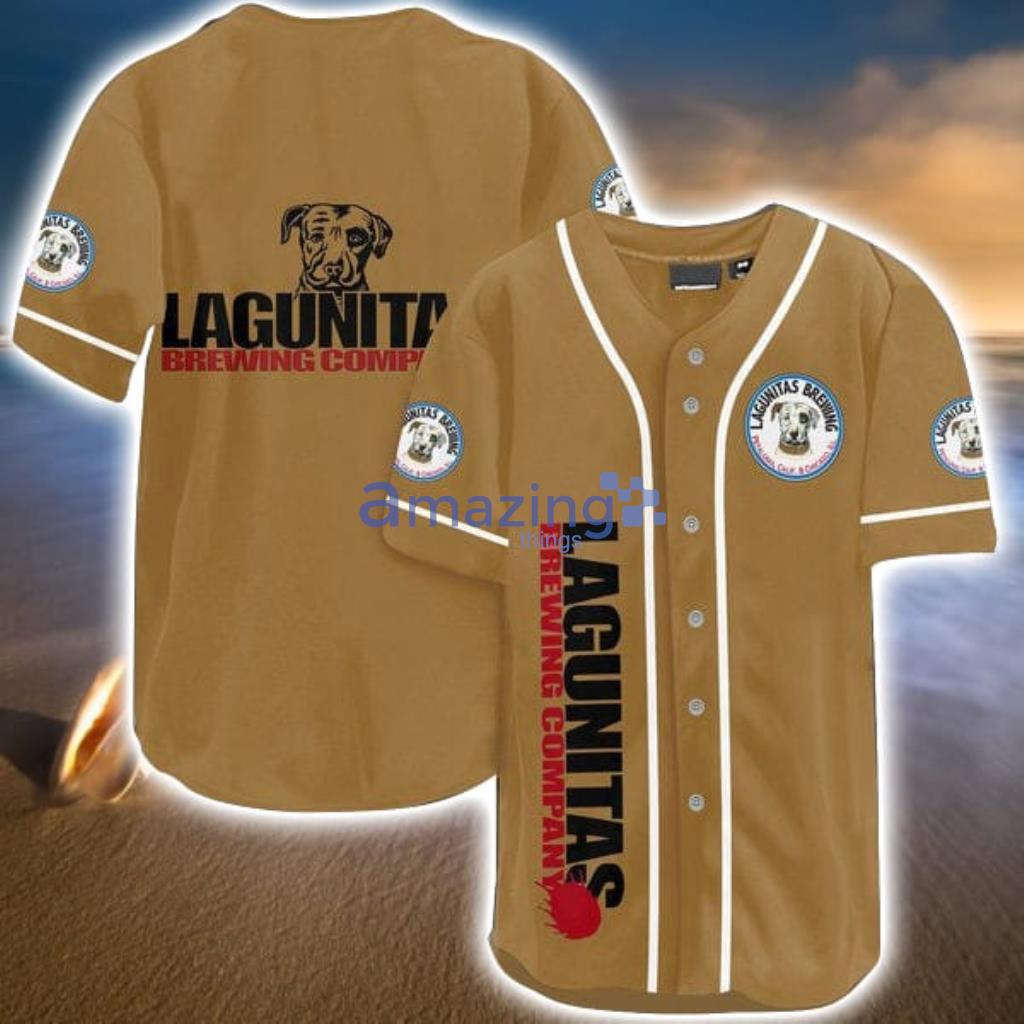 Brown Lagunitas Brewing Baseball Jersey Shirt Gift For Men And Women Product Photo 1