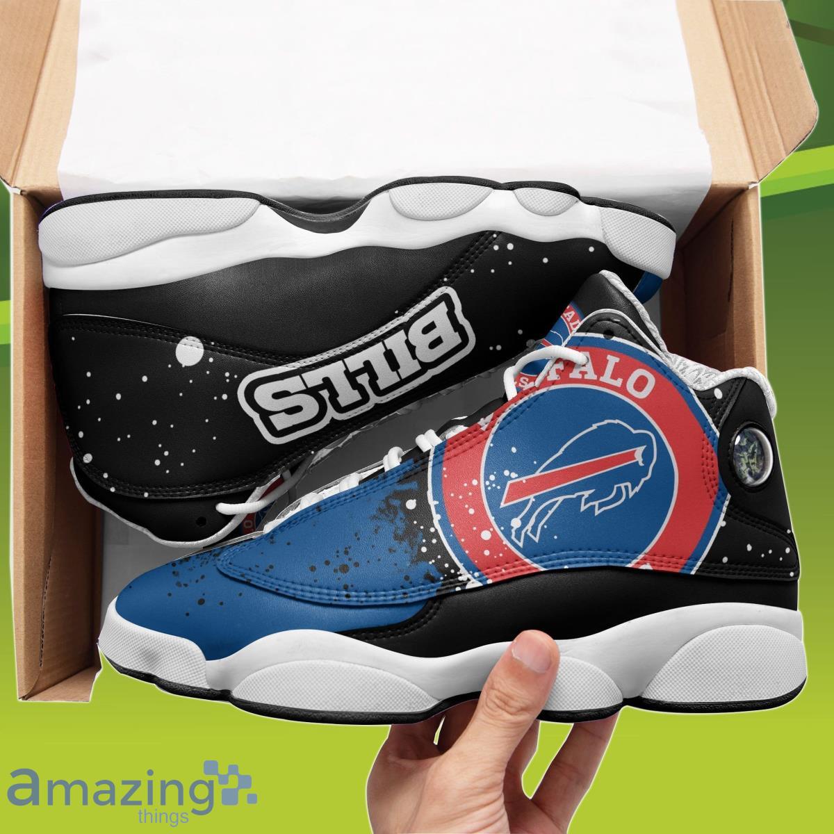 Buffalo Bills Edition Air Jordan 13 Sneakers Best Gift For Men And Women image Buffalo Bills Edition Air Jordan 13 Sneakers Best Gift For Men And Women Product Photo 2