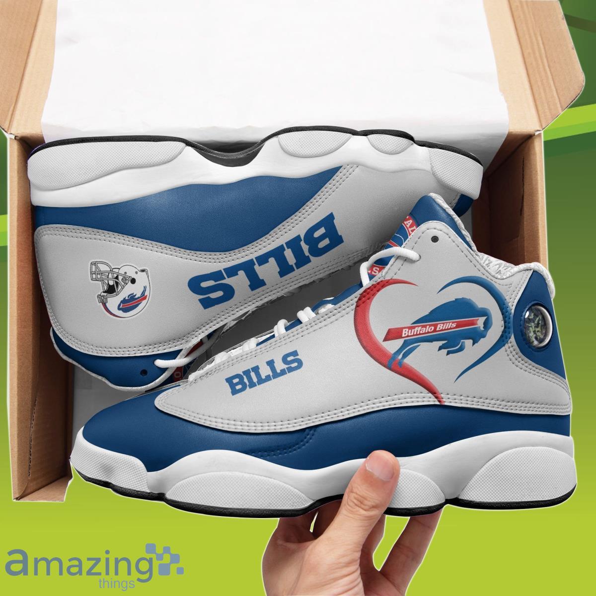 Buffalo Bills Edition Air Jordan 13 Sneakers Style Gift For Men