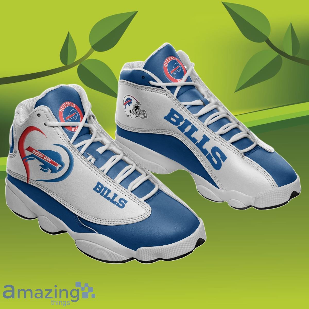 Buffalo Bills Edition Air Jordan 13 Sneakers Special Gift For Men And Women Product Photo 1