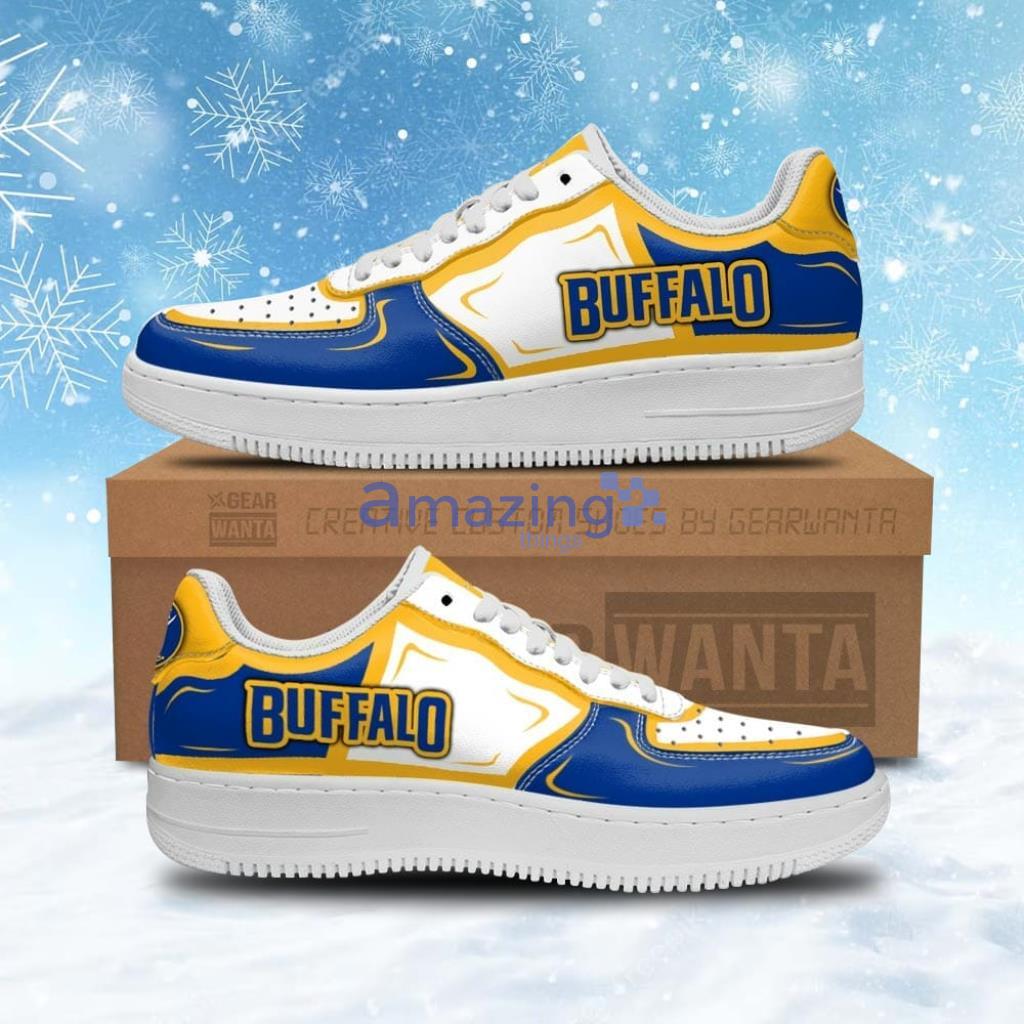 NEW] NHL Buffalo Sabres Custom Nike Air Force Sneakers