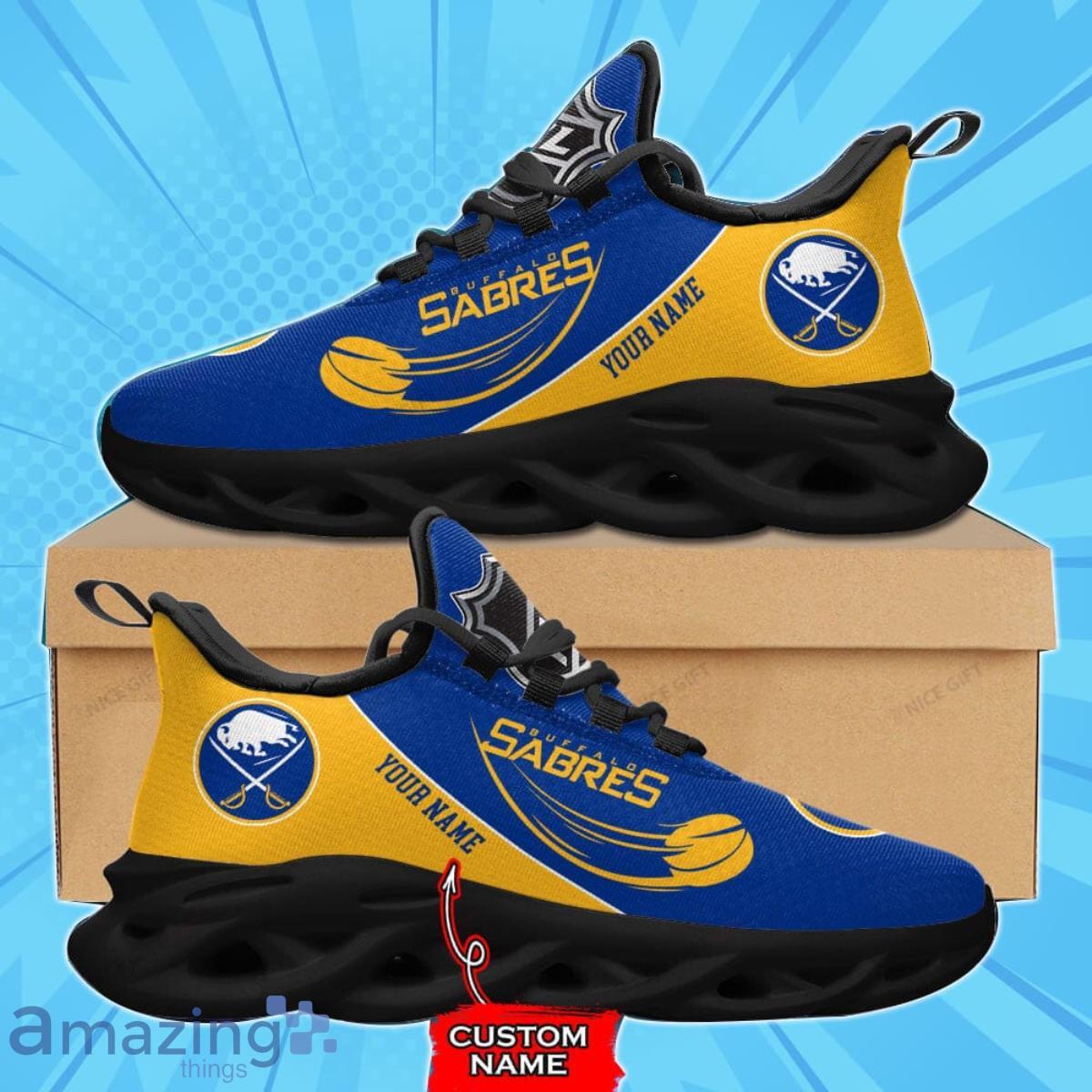 Buffalo Sabres Custom Name Max Soul Shoes Best Gift For Men And Women image Buffalo Sabres Custom Name Max Soul Shoes Best Gift For Men And Women Product Photo 2