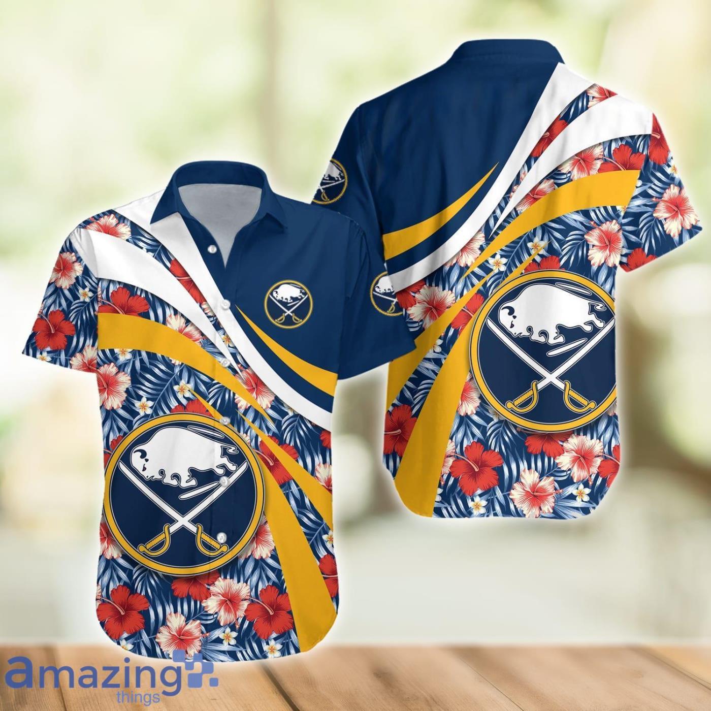 Women's Buffalo Sabres Floral Bikini Top