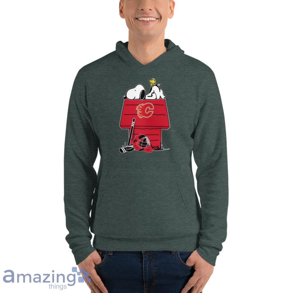 Snoopy And Woodstock Calgary Flames Merry Christmas sweater, hoodie, sweater,  long sleeve and tank top