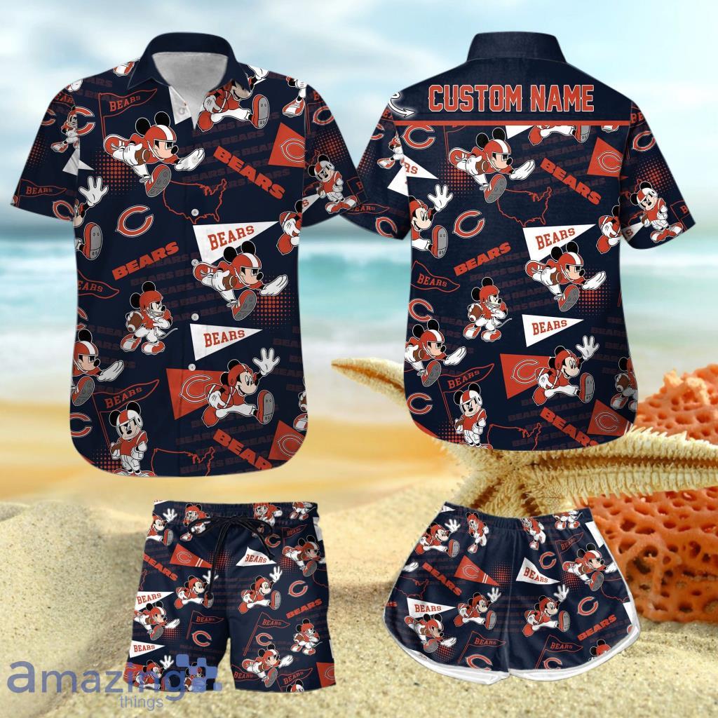 Chicago Bears 3D Hawaiian Shirt And Shorts For Men And Women Gift