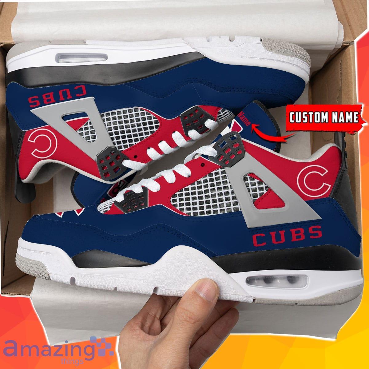 Chicago Cubs Personalized Air Jordan 4 Sneakers Best Gift For Men And Women Product Photo 1