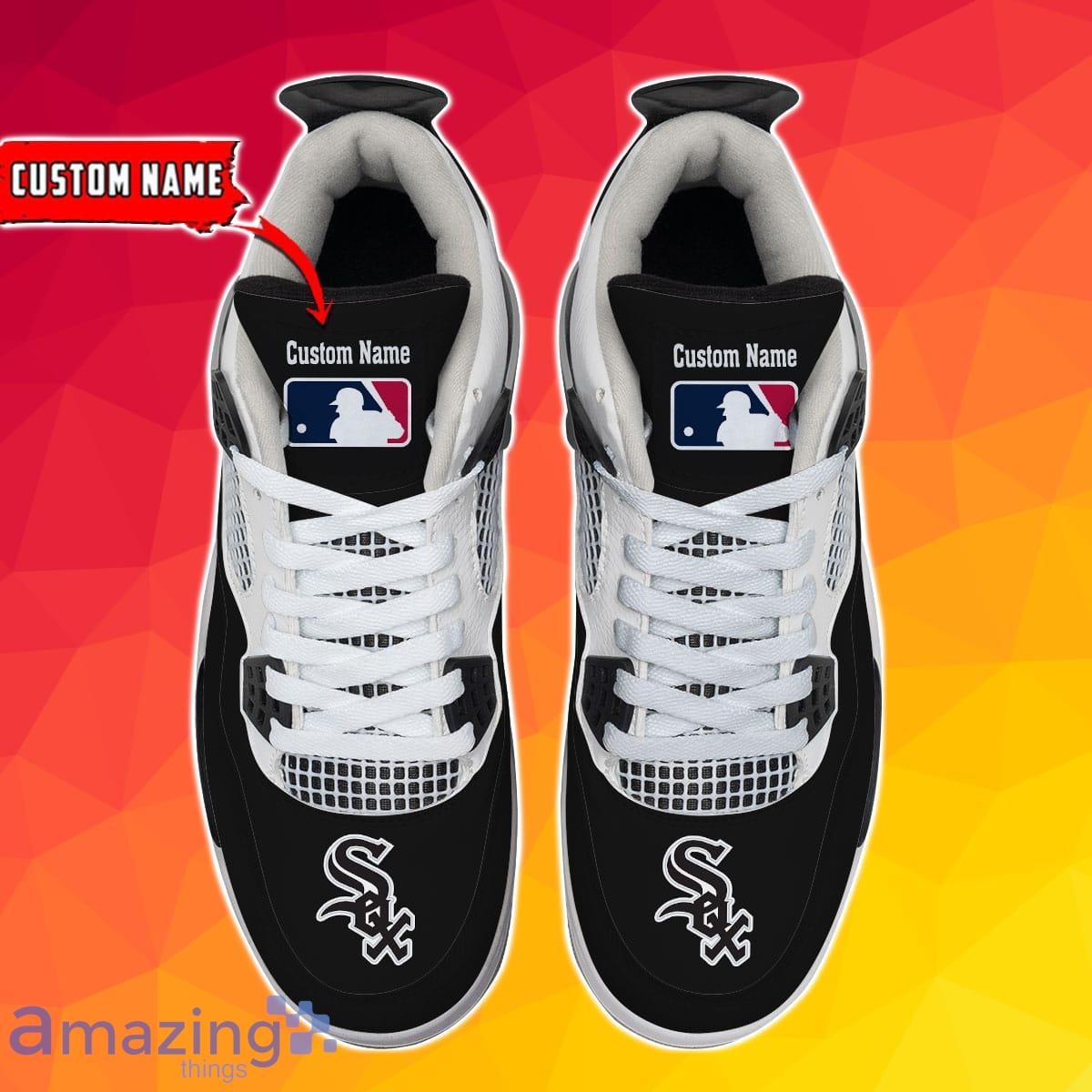 Chicago White Sox Personalized Air Jordan 4 Sneakers Best Gift For Men And Women Product Photo 2